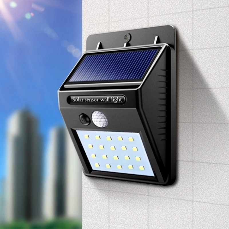 Outdoor Power Direct - 20 LED Solar Powered Wall Lamp