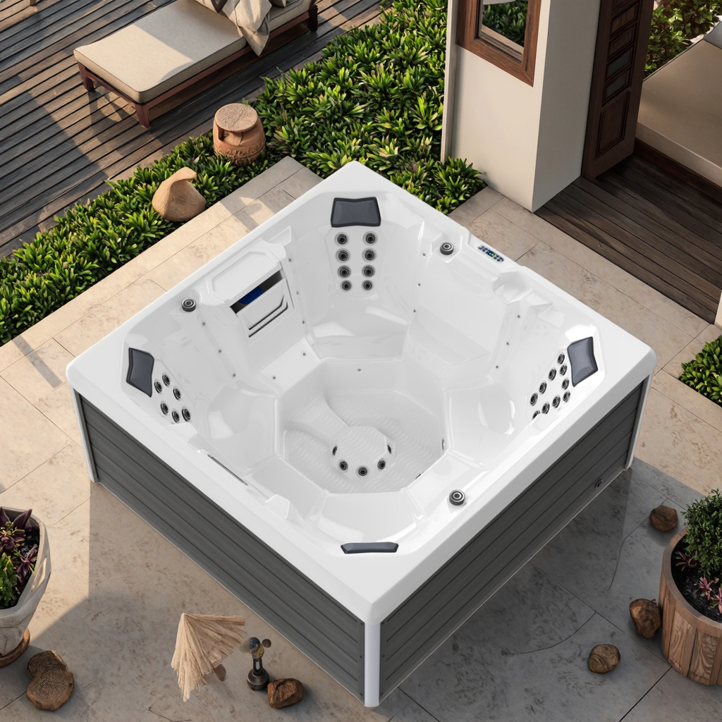 Outdoor Power For Hot Tub - High Quality White Acrylic Spa Tub
