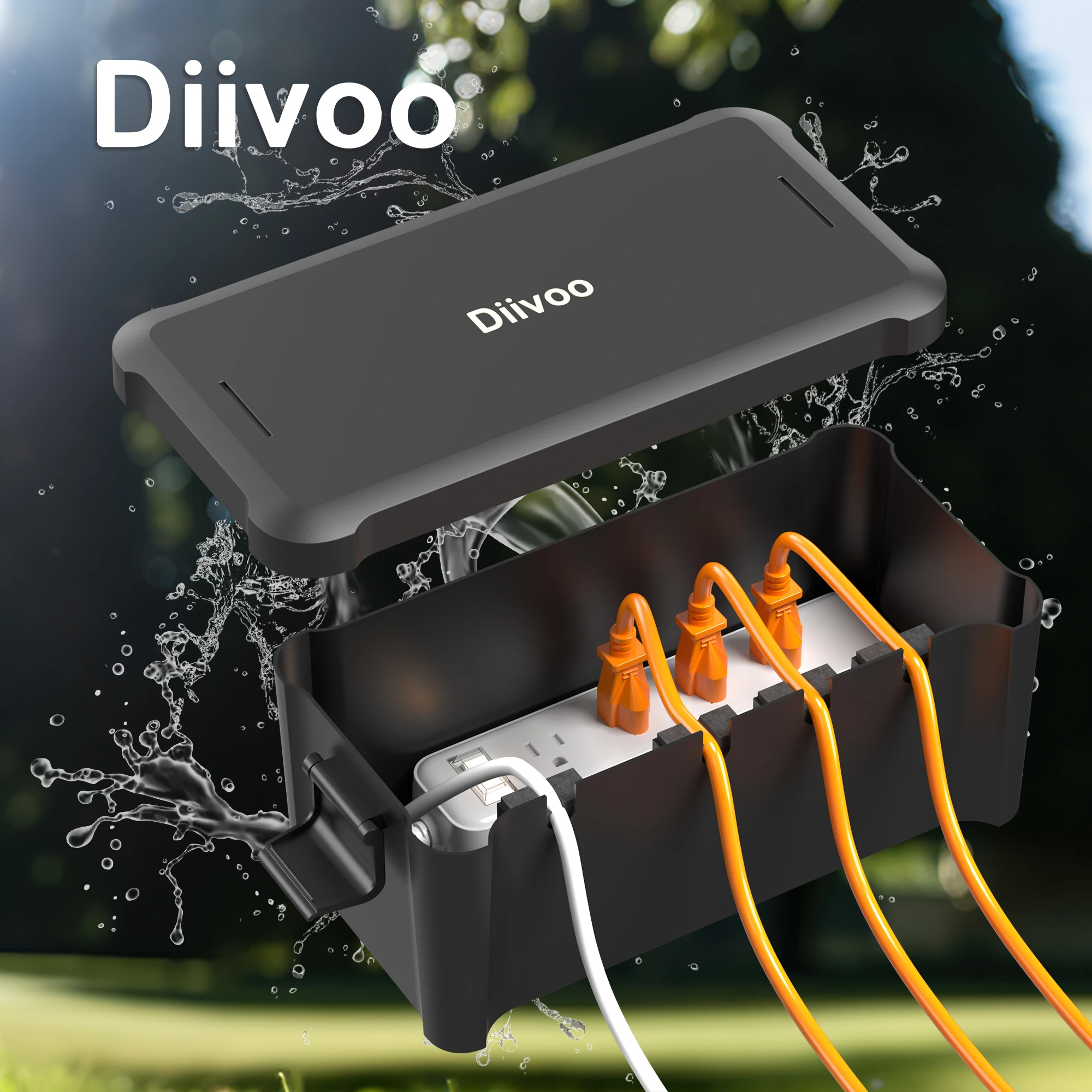 Outdoor Power Socket - Diivoo Outdoor Waterproof Electrical Box Outside