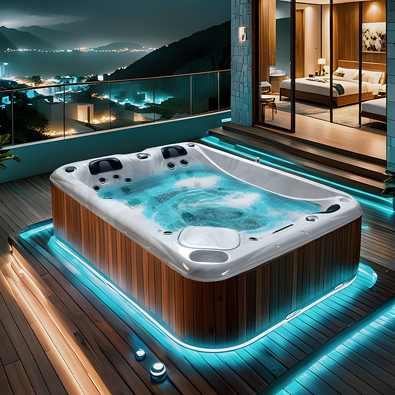 Outdoor Power For Hot Tub - Luxury Relaxation Hot Tub Spa Bath