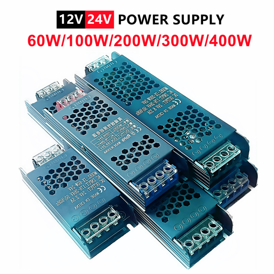 Outdoor Power Supply 12V - Ultra Thin 12V/24V LED Power Supply