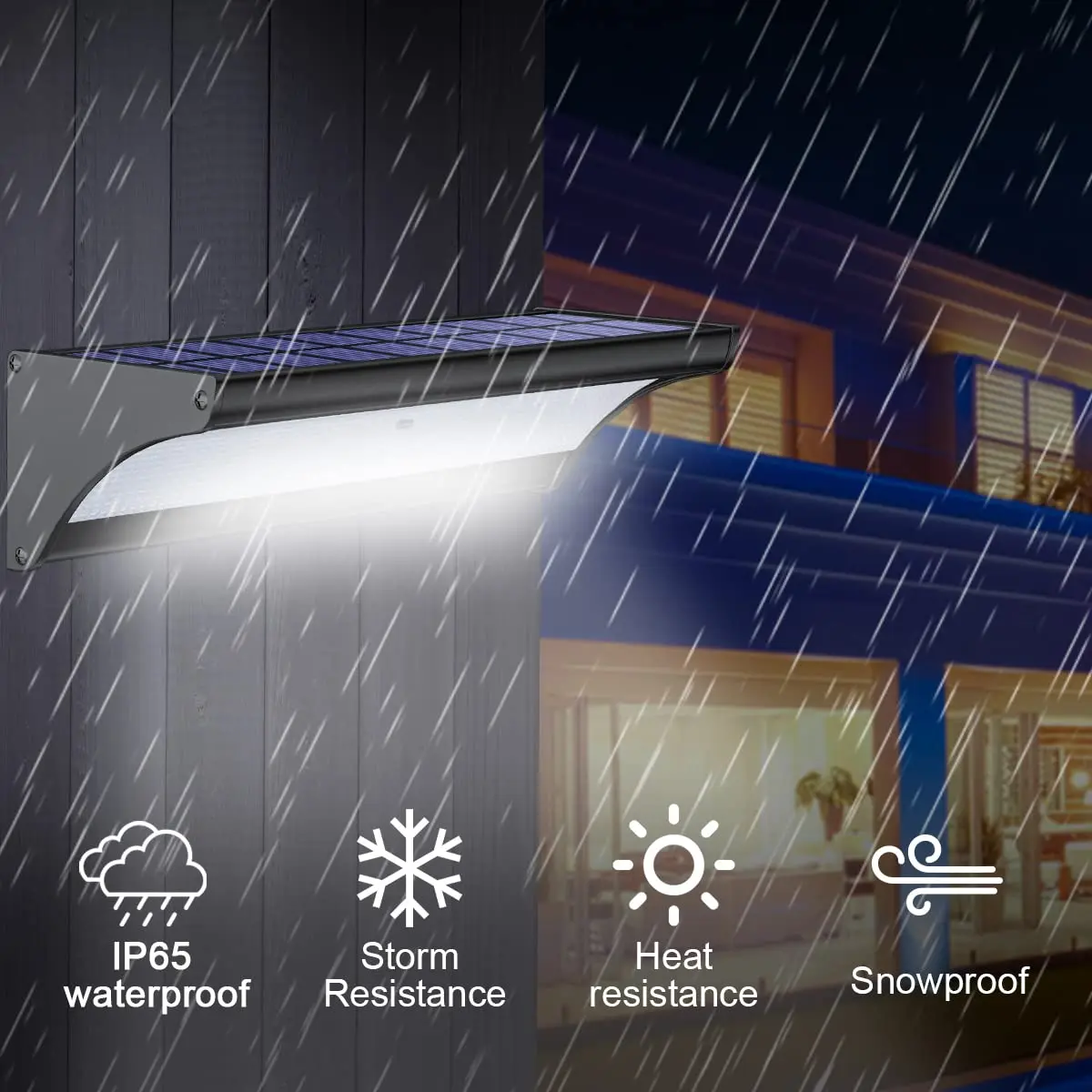 60/48Led Outdoor Solar Wall Li - Outdoor Power Post ulasan dan harga