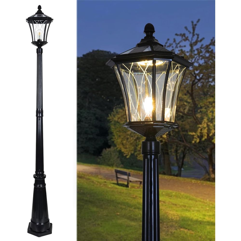 r Post Pole Light with Remote  - Outdoor Power Post ulasan dan harga