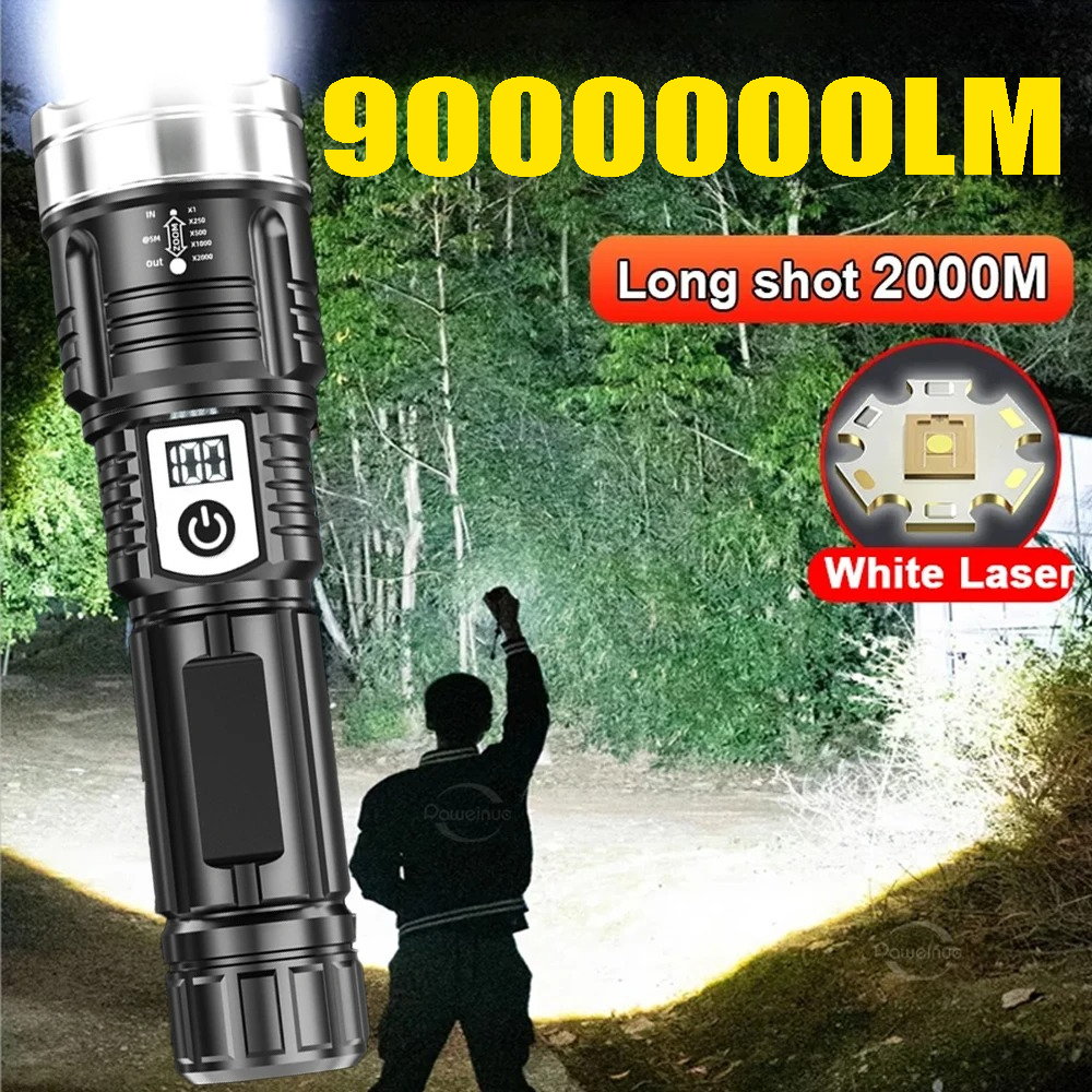 High Power 200000LM LED Flashl - Outdoor Power For Lights ulasan dan harga