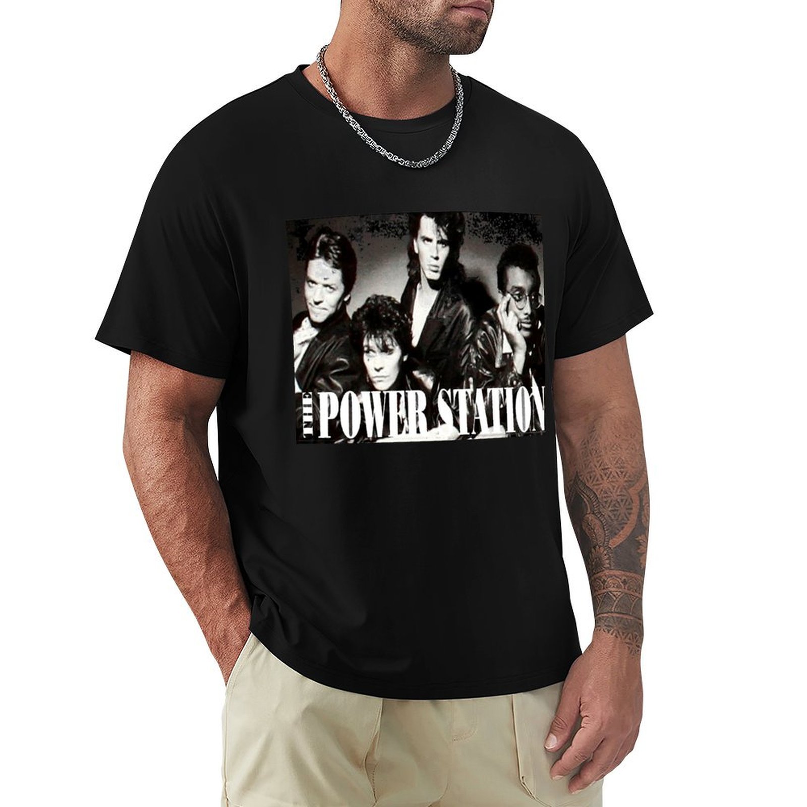 Power Station T-Shirt Work Out - Outdoor Power Not Working ulasan dan harga