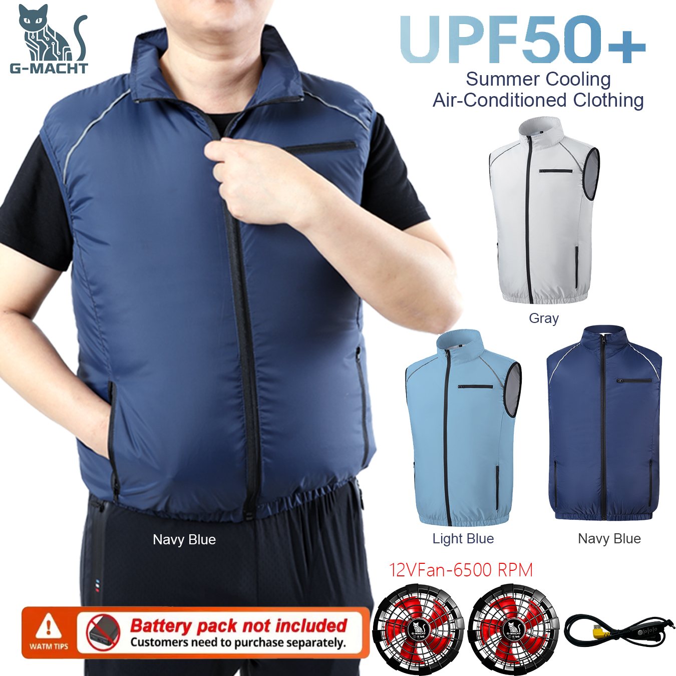 USB Cooling Fan VestG-MACHT Su - Outdoor Power Not Working ulasan dan harga