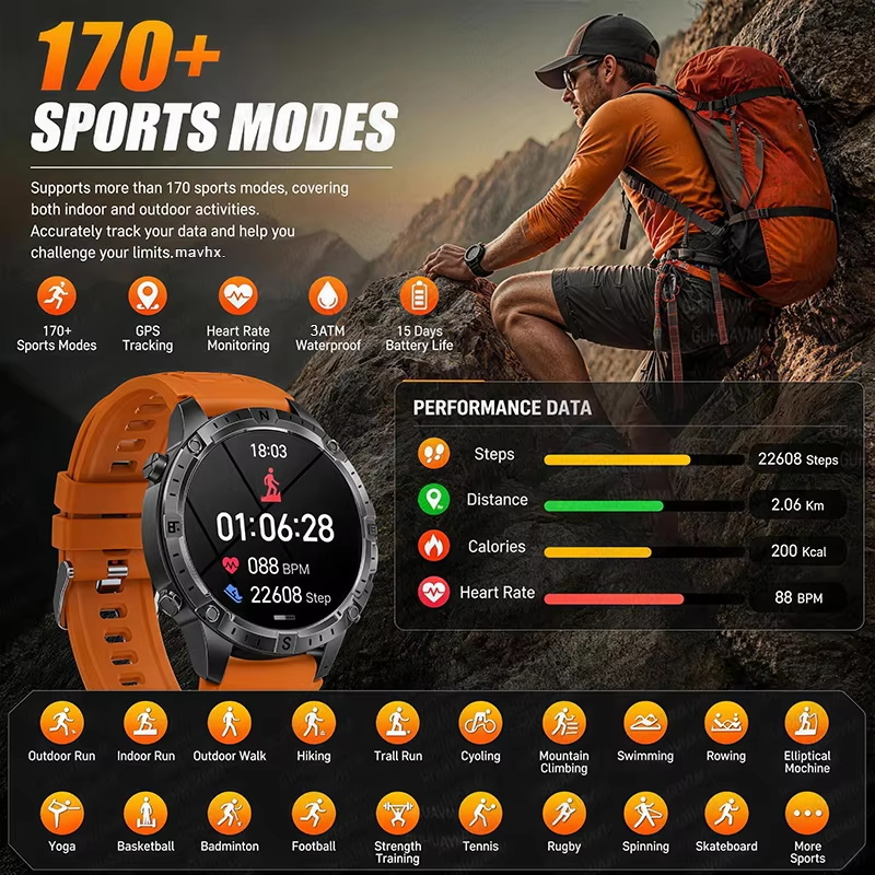 2026New Outdoor Military GPS N - Outdoor Power Hours ulasan dan harga