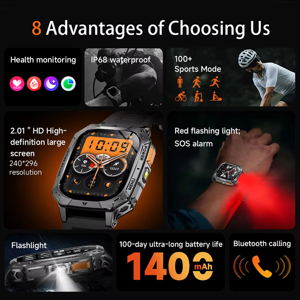 New 2026 Smartwatch Sports HD  - Outdoor Power Hours ulasan dan harga