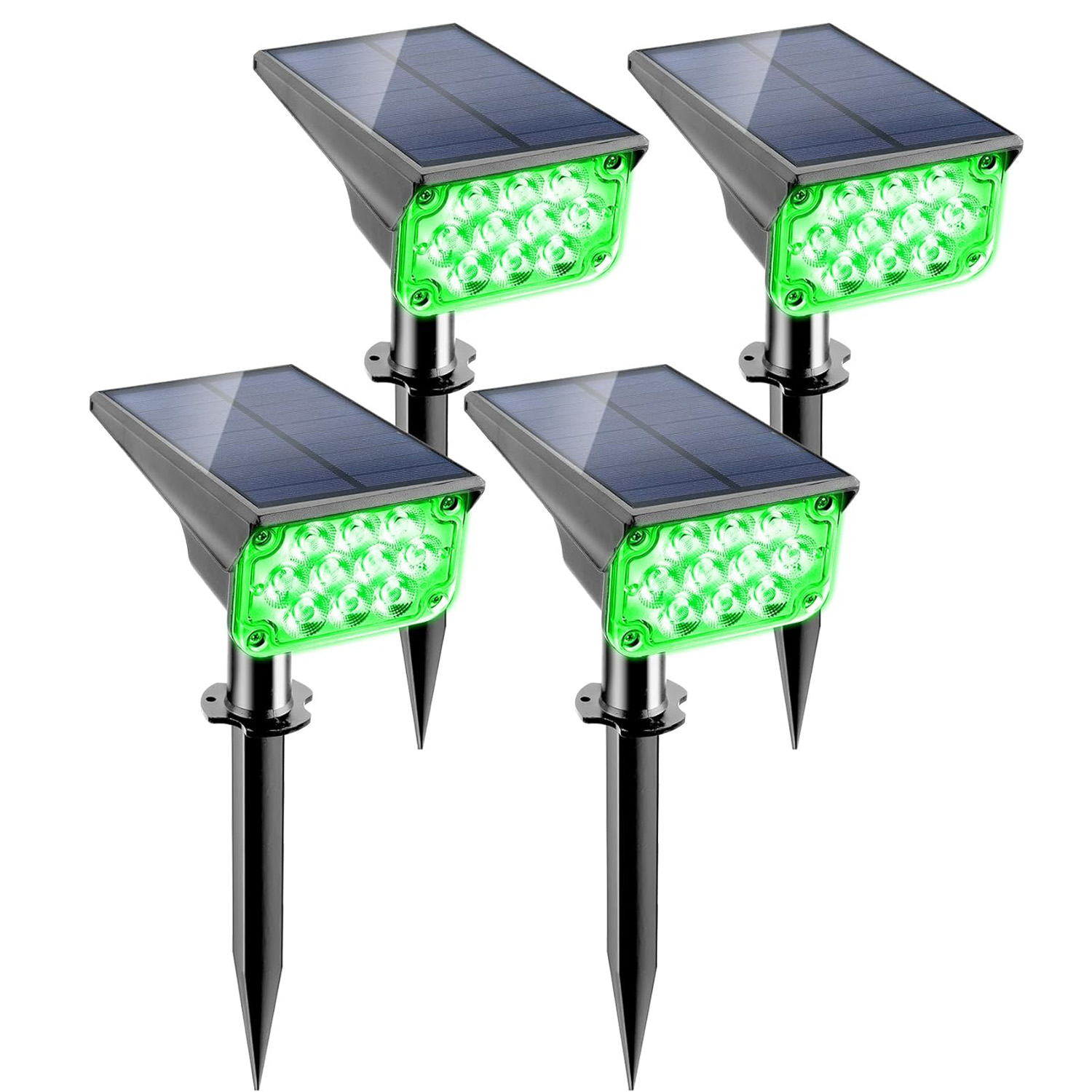 4pcs Solar Spotlight Outdoor G - Outdoor Power Post ulasan dan harga