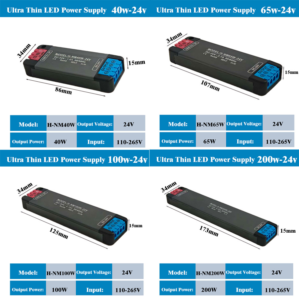 DC24V 200W 100W 65W 40W  Ultra - Outdoor Power Supply 12V ulasan dan harga