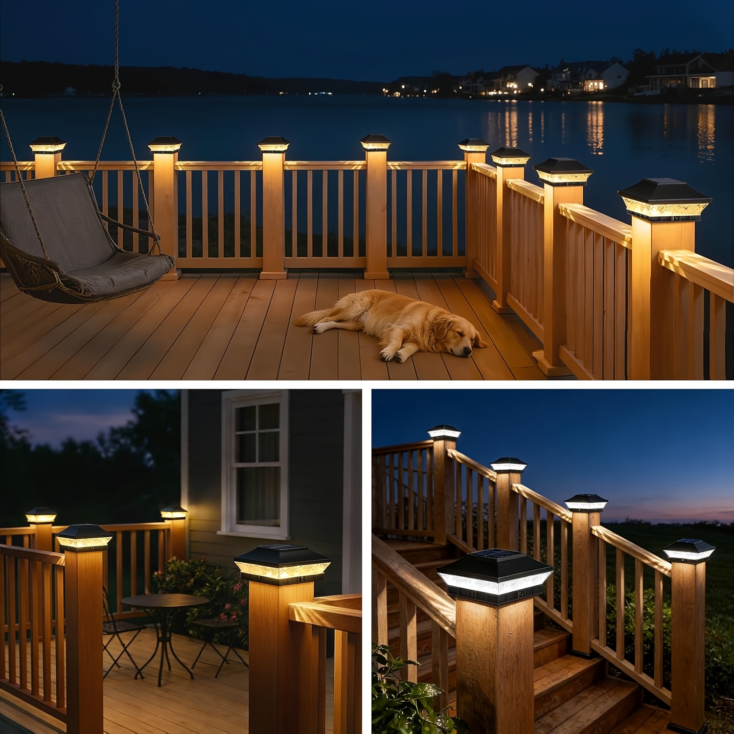 8 Pack/ 12 Pack Solar Post Cap - Outdoor Power Post ulasan dan harga