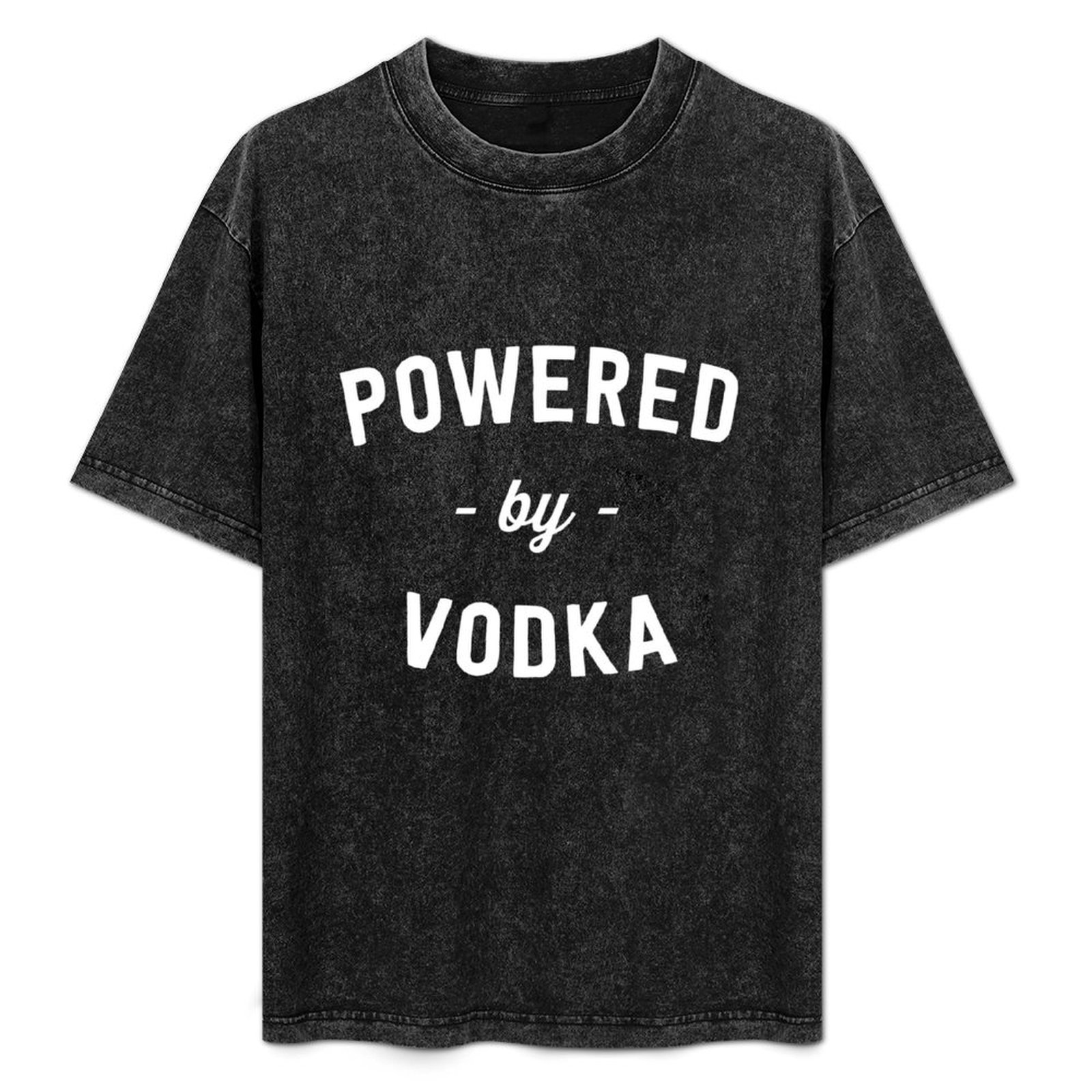 Powered By Vodka T-Shirt Work  - Outdoor Power Not Working ulasan dan harga