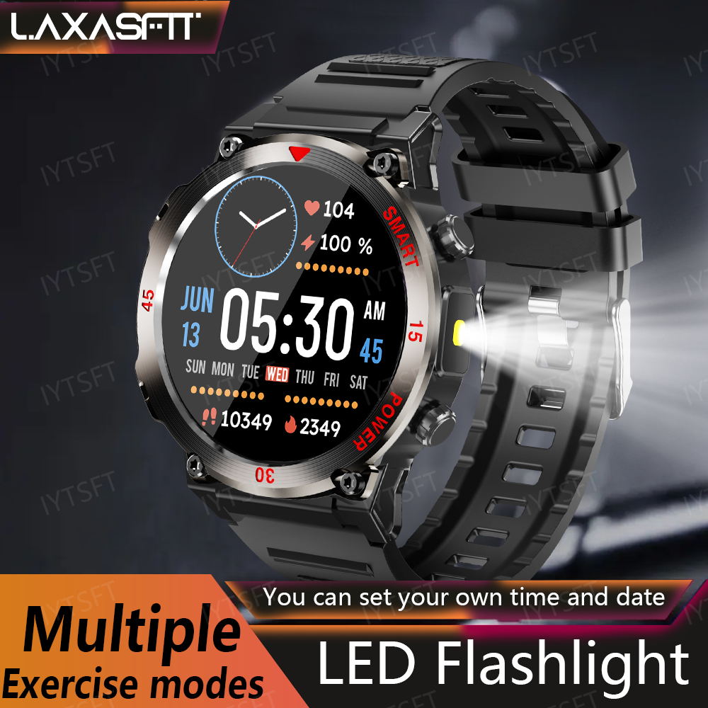 LAXASFIT New Smart Watch Men's - Outdoor Power Hours ulasan dan harga