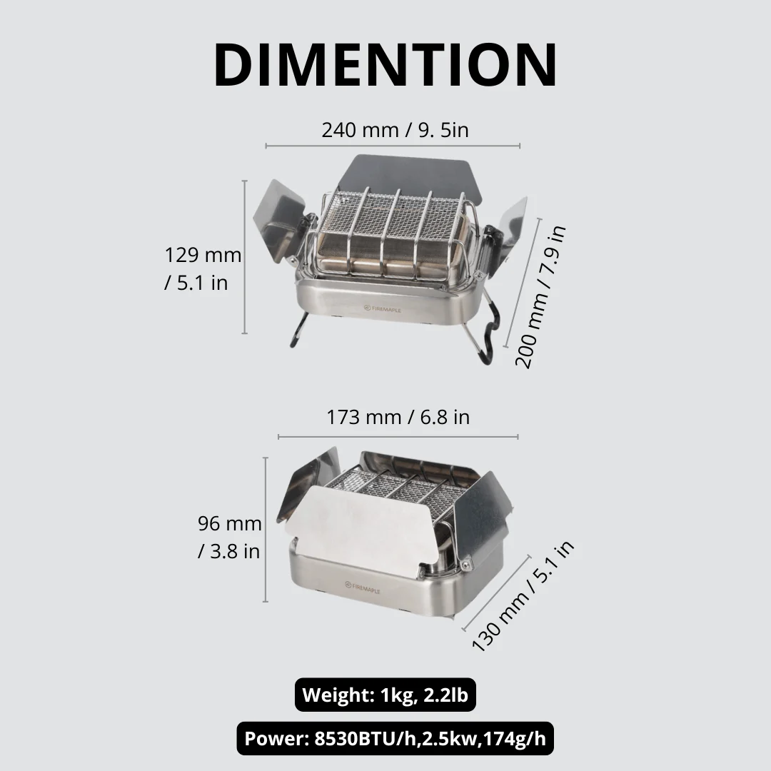 Fire-Maple Sunflower X Gas Cam - Outdoor Power Burner ulasan dan harga