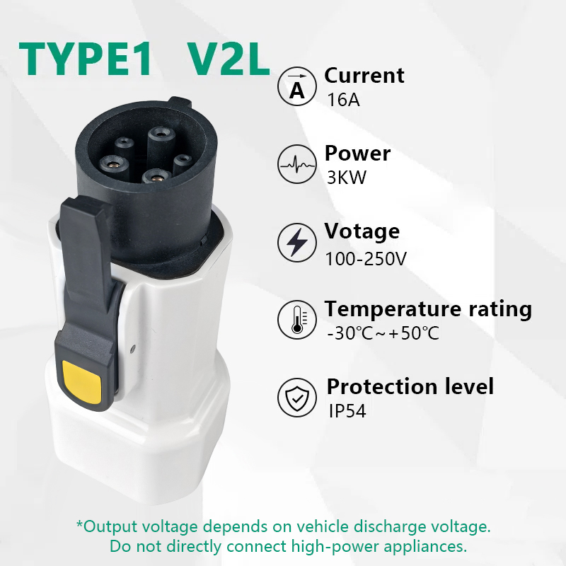 EVqiaoyi Type1 V2L Discharger  - Outdoor Power Socket ulasan dan harga
