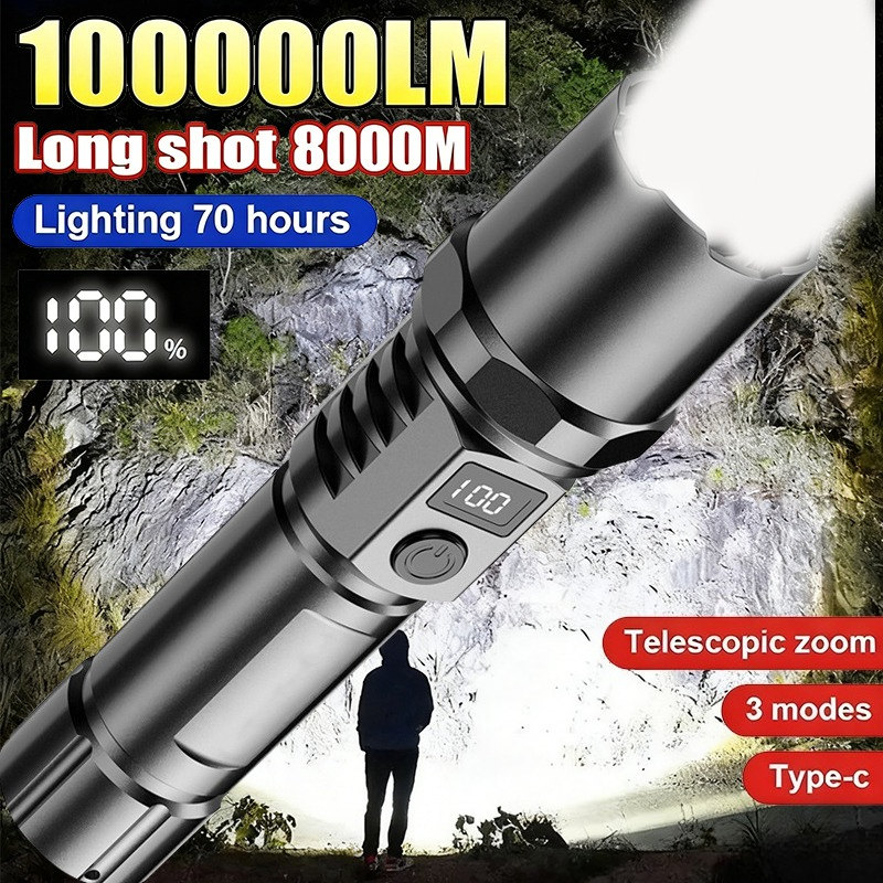 Powerful Led Handheld Flashlig - Outdoor Power For Lights ulasan dan harga
