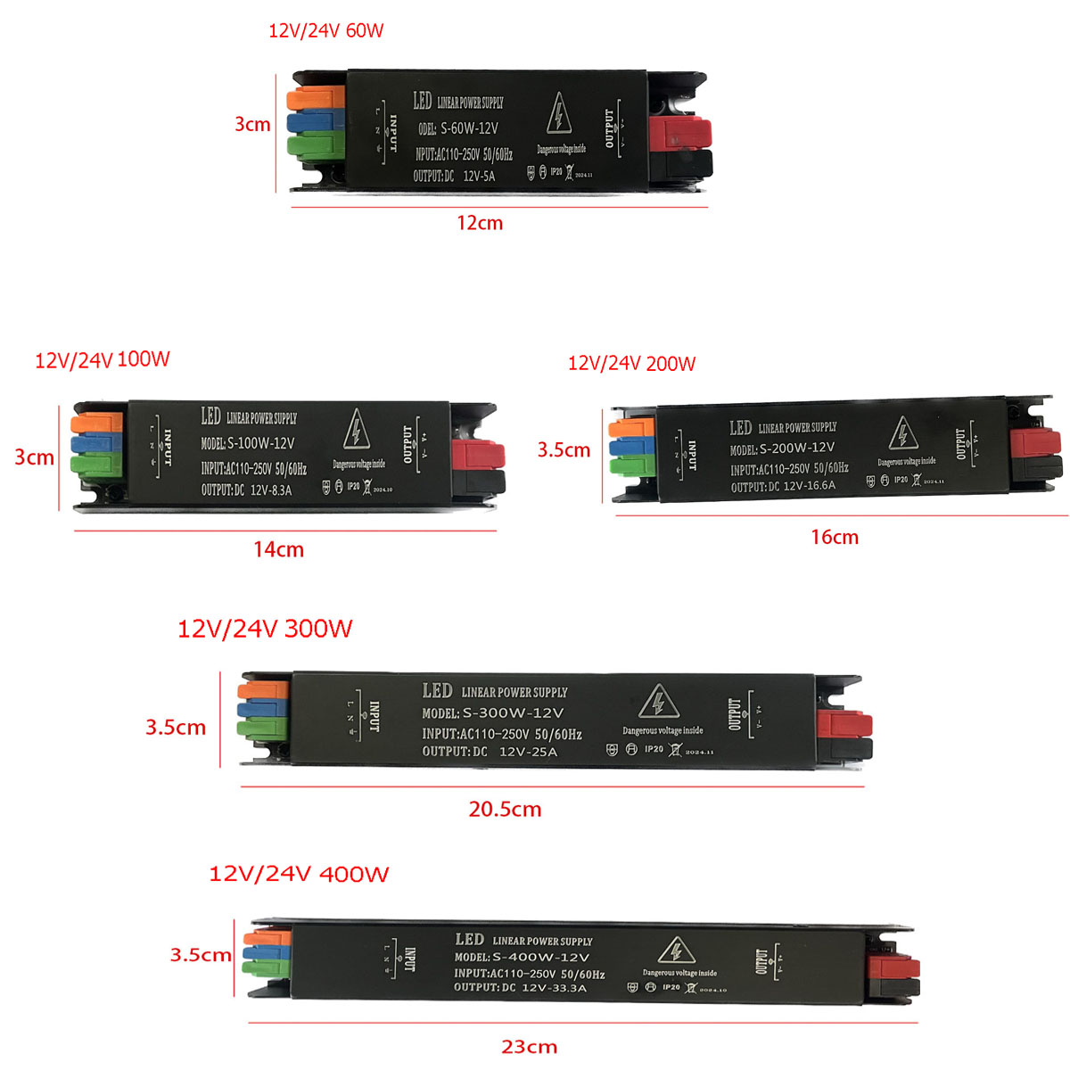 AC 110V 220V to DC 12V 24V LED - Outdoor Power Supply 12V ulasan dan harga