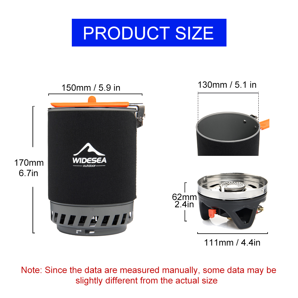 Widesea Camping Cooking System - Outdoor Power Heater ulasan dan harga