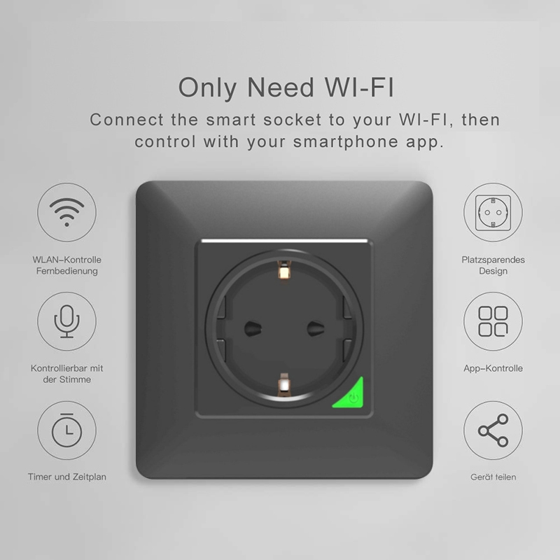 AdeaTuya Zigbee Electrical Out - Outdoor Power Outlet With Remote Control ulasan dan harga