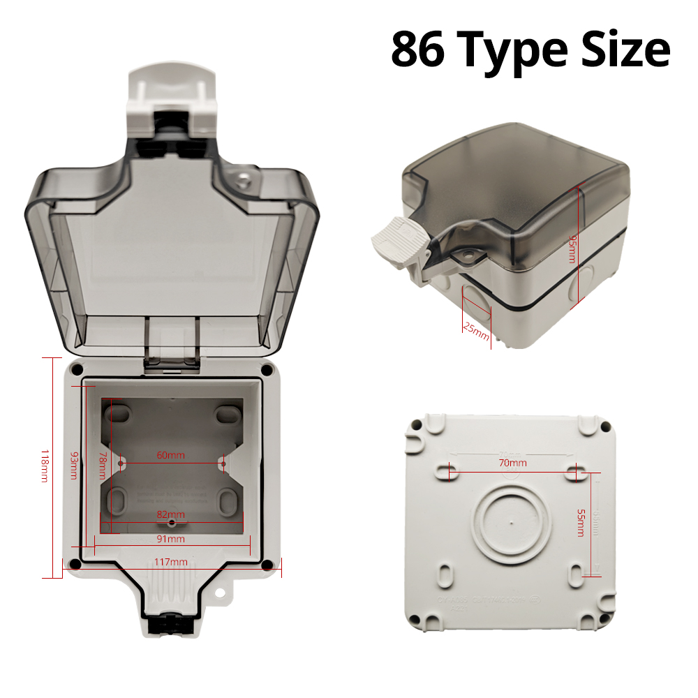 Wallpad IP66 Dustproof Waterpr - Outdoor Power Adapter ulasan dan harga