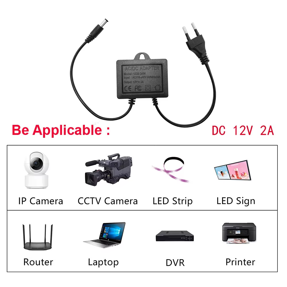 Outdoor waterproof Power Adapt - Outdoor Power Supply 12V ulasan dan harga