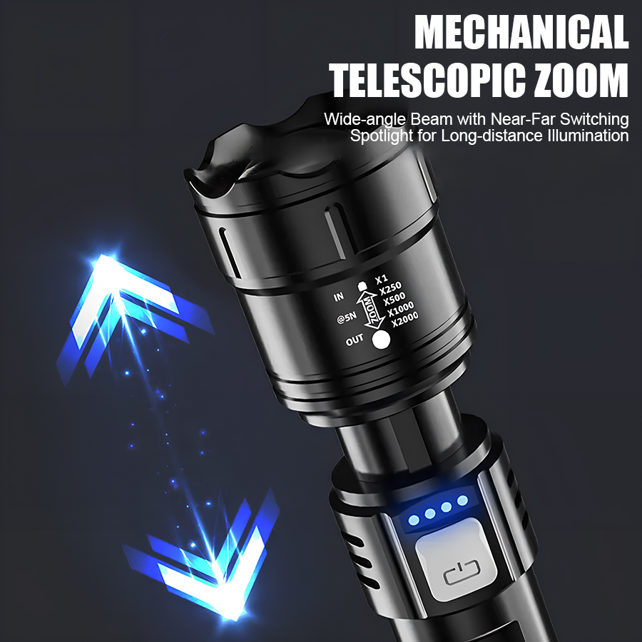 High Power P50 LED Flashlight  - Outdoor Power For Lights ulasan dan harga
