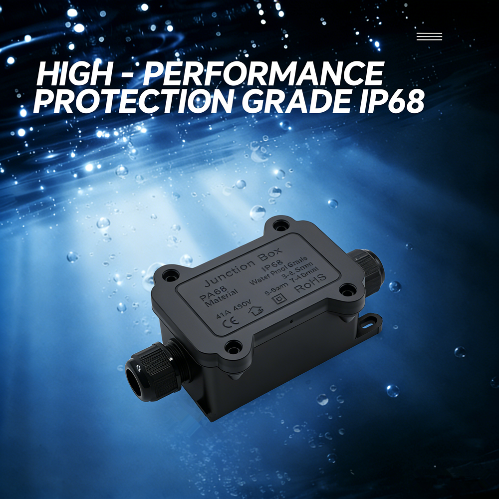 IP68 Waterproof Junction Box 2 - Outdoor Power Wire ulasan dan harga