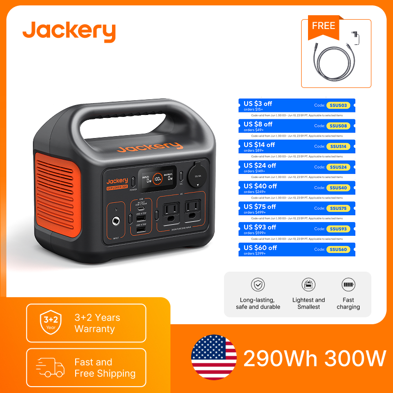 Jackery Portable Power Station - Outdoor Power Adapter ulasan dan harga