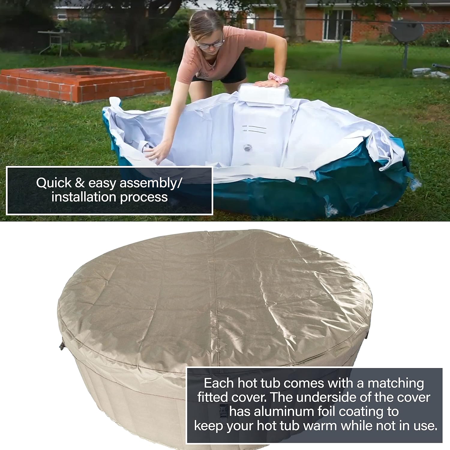 6-Person 265-Gallon Inflatable - Outdoor Power For Hot Tub ulasan dan harga