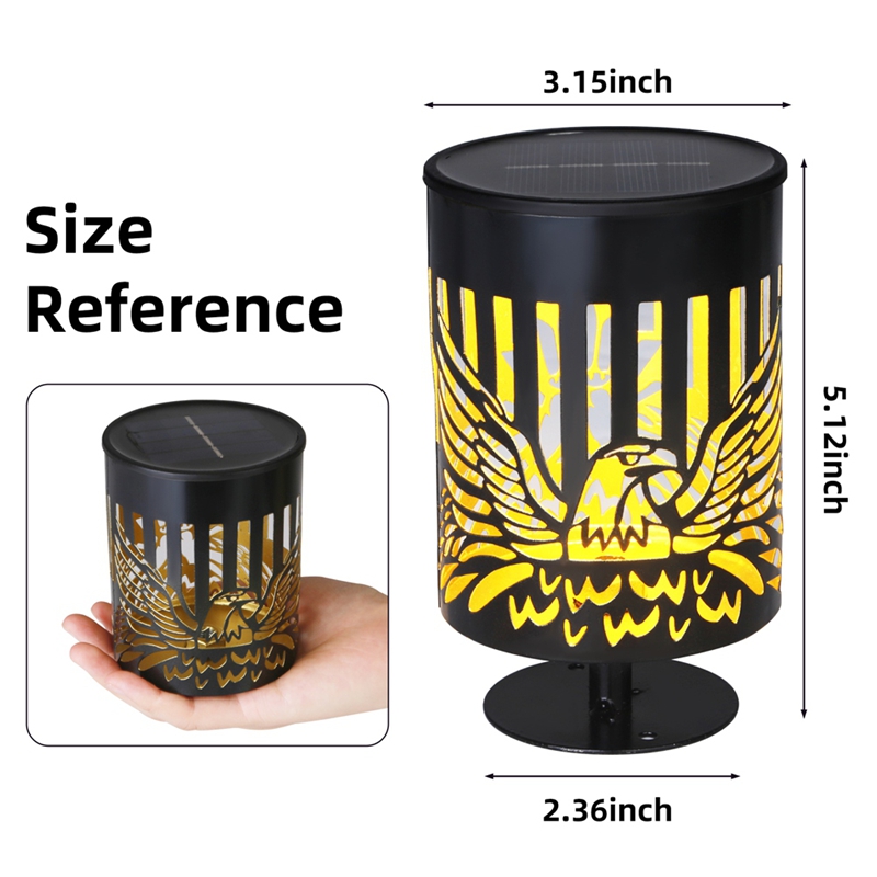 2 Pack Solar Fence Lights Meta - Outdoor Power Post ulasan dan harga