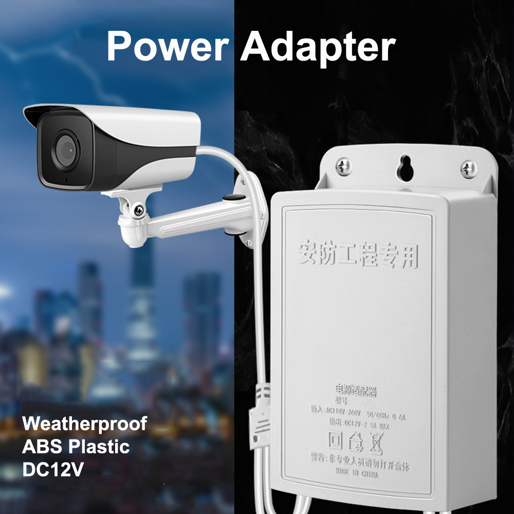DC 12V 2.5A Outdoor Waterproof - Outdoor Power Supply 12V ulasan dan harga