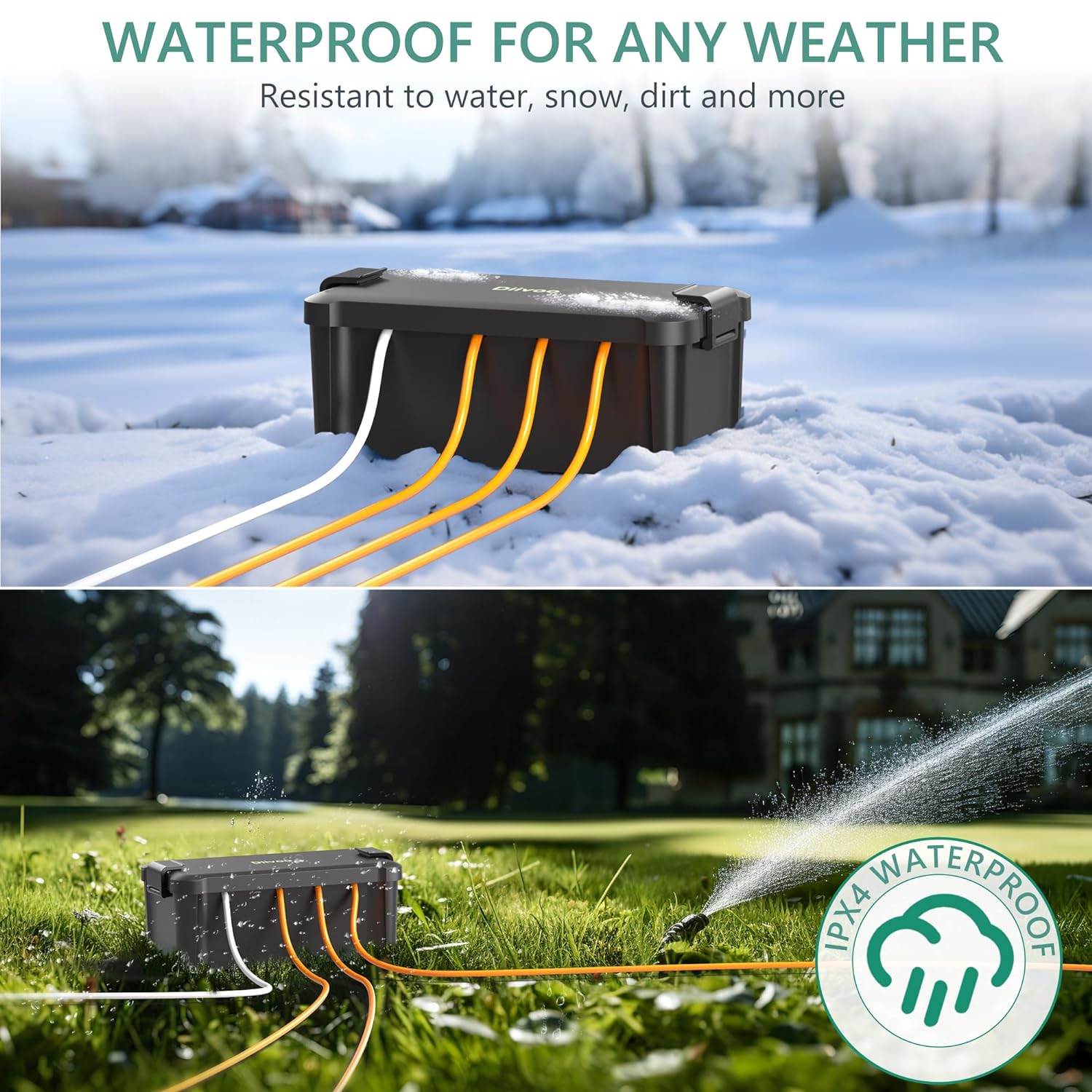 Diivoo Outdoor Waterproof Elec - Outdoor Power Socket ulasan dan harga