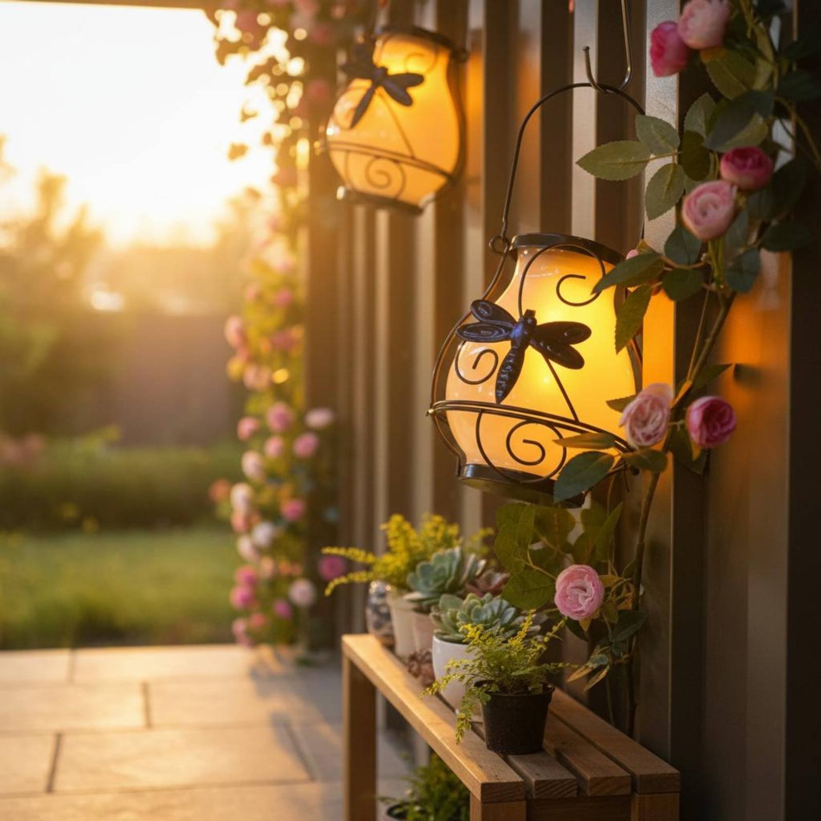 Solar Butterfly Lantern Waterp - Outdoor Power For Lights ulasan dan harga