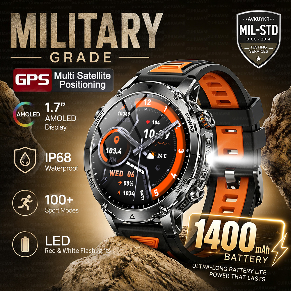 2026 New GPS Tracker 1400mAh S - Outdoor Power Hours ulasan dan harga