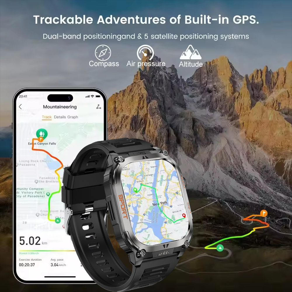 2026 new Outdoor Smartwatch GP - Outdoor Power Hours ulasan dan harga