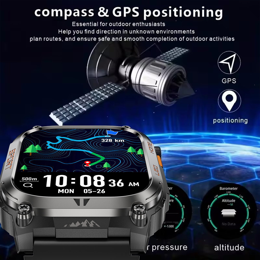 2026 new Outdoor Smartwatch GP - Outdoor Power Hours ulasan dan harga