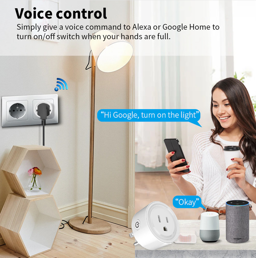 Tuya WiFi Or Zigbee Smart Sock - Outdoor Power Socket ulasan dan harga