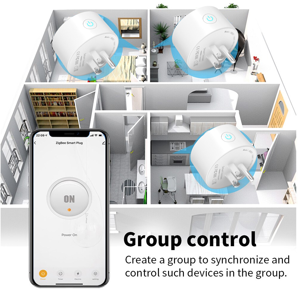 Tuya WiFi Or Zigbee Smart Sock - Outdoor Power Socket ulasan dan harga