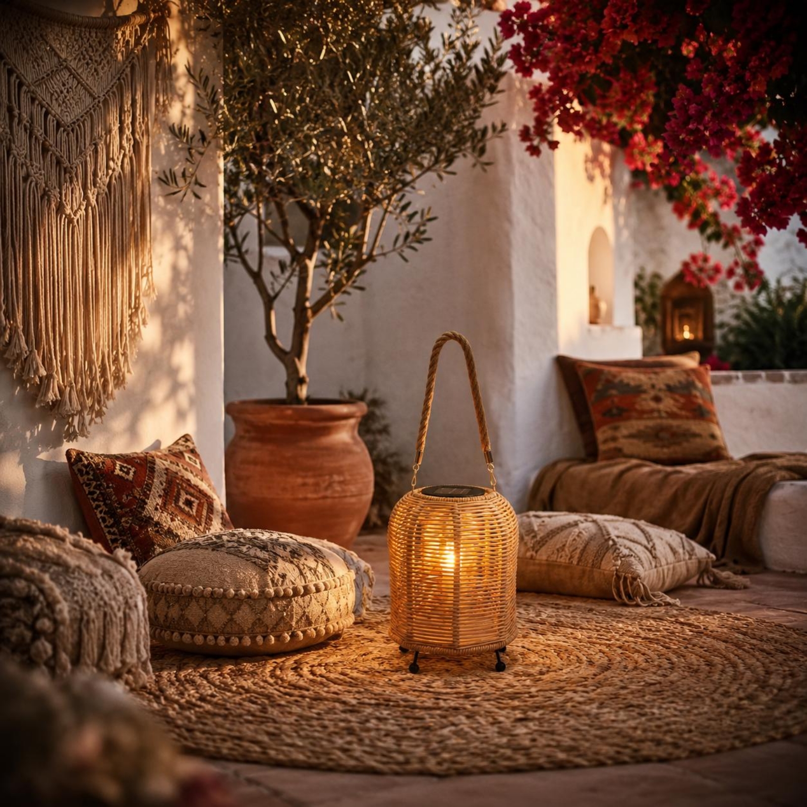 Handwoven Solar Lantern Warm L - Outdoor Power For Lights ulasan dan harga
