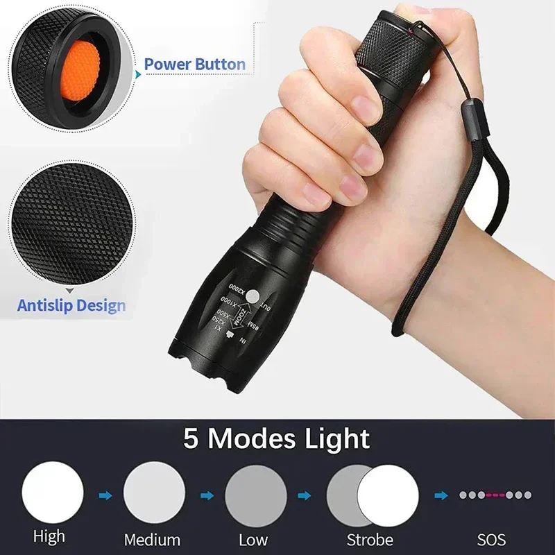 Powerful LED Torch Outdoor han - Outdoor Power Not Working ulasan dan harga