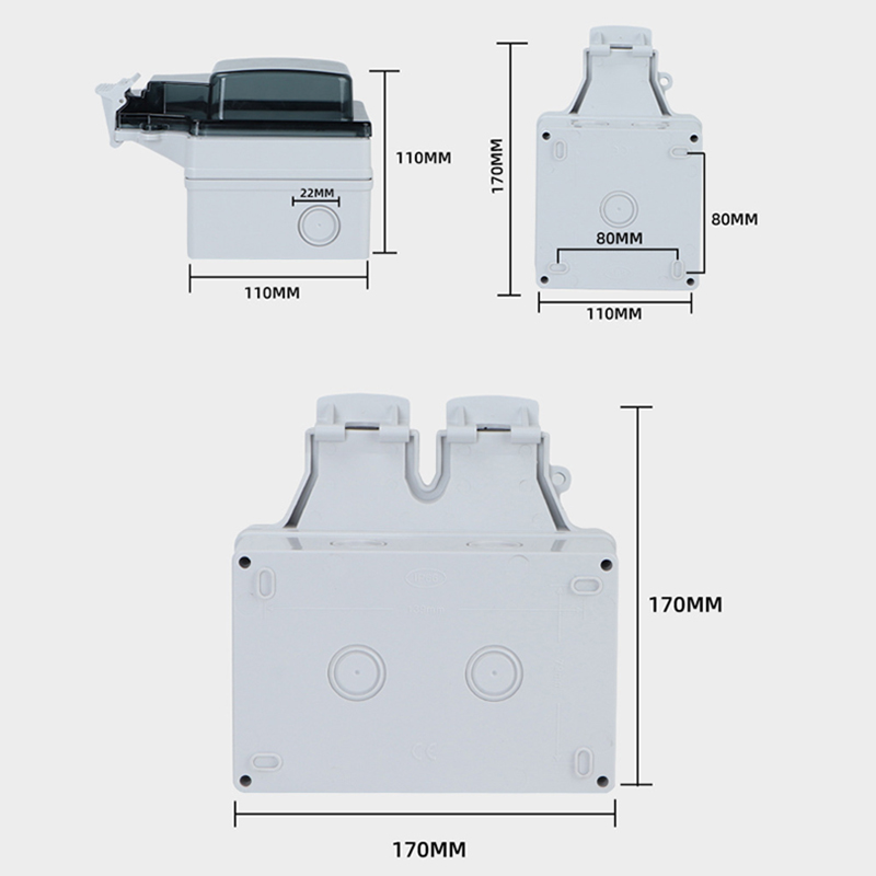 Avoir Tuya IP66 Waterproof Ele - Outdoor Power Outlet With Remote Control ulasan dan harga