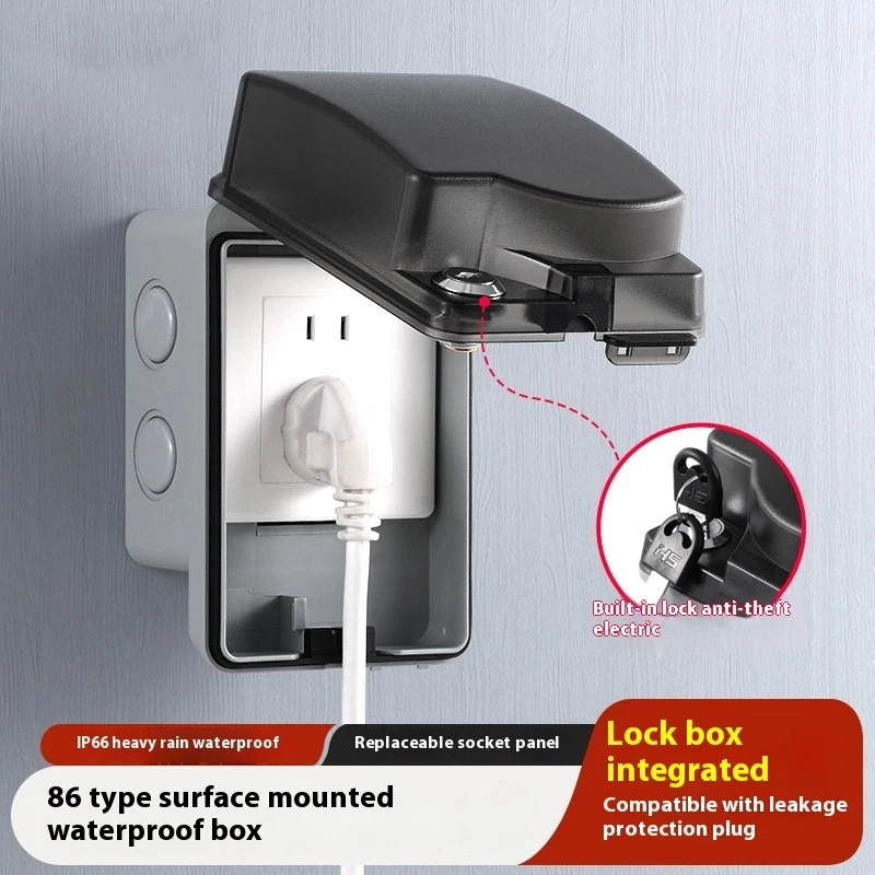 Outdoor Waterproof Socket Open - Outdoor Power Socket ulasan dan harga
