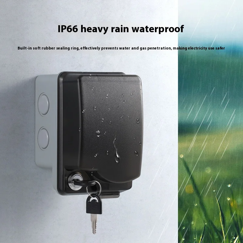 Outdoor Waterproof Socket Open - Outdoor Power Socket ulasan dan harga
