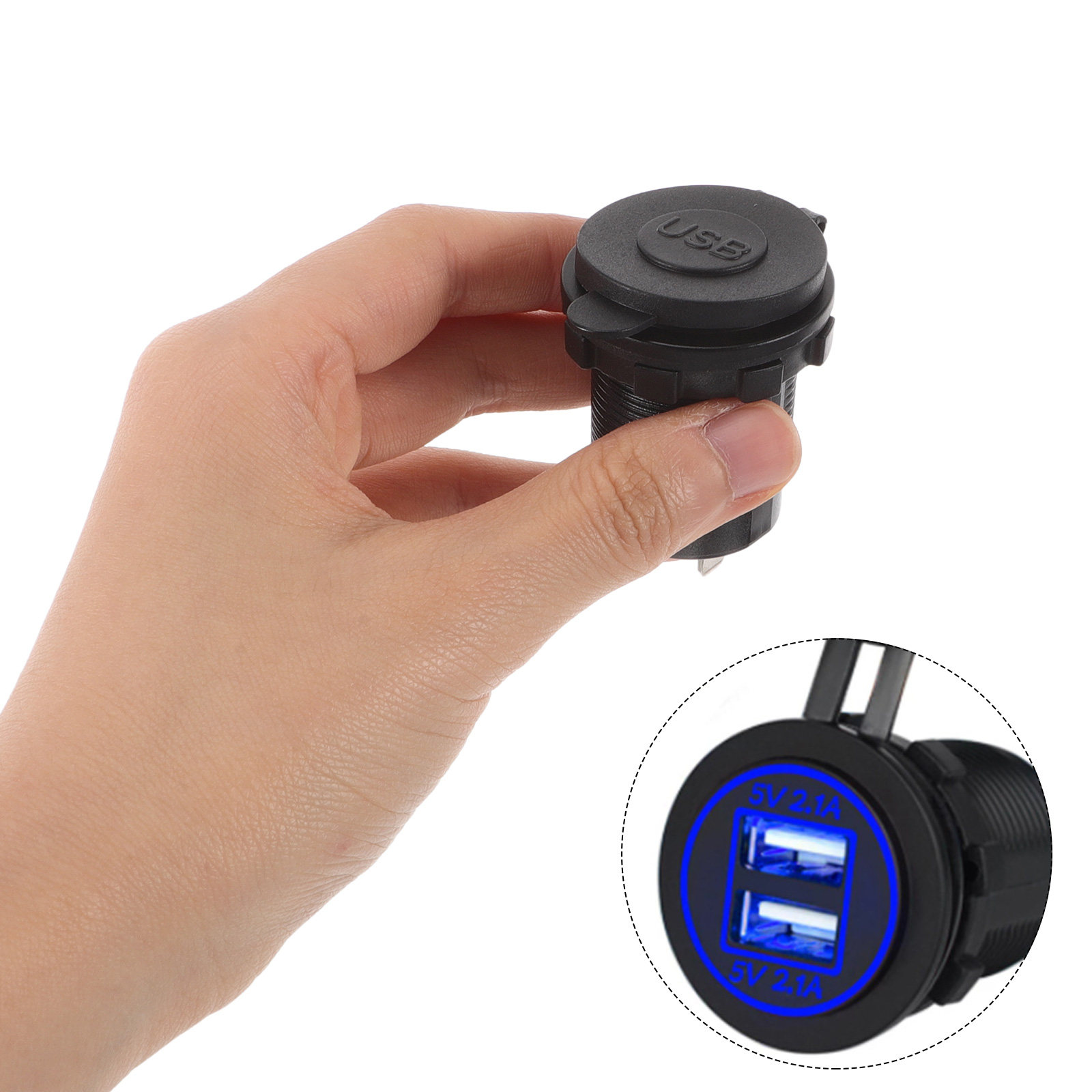 Waterproof Dual USB Motorcycle - Outdoor Power Adapter ulasan dan harga