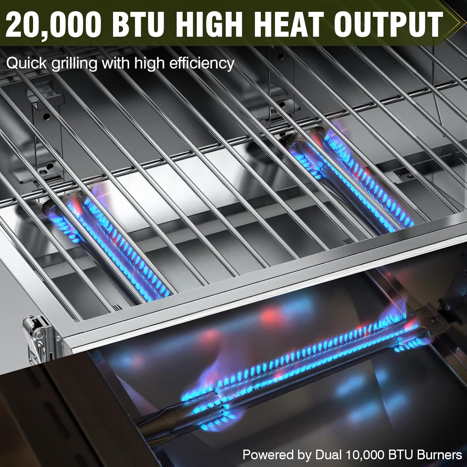 20000 BTU Porterhouse Tabletop - Outdoor Power Burner ulasan dan harga
