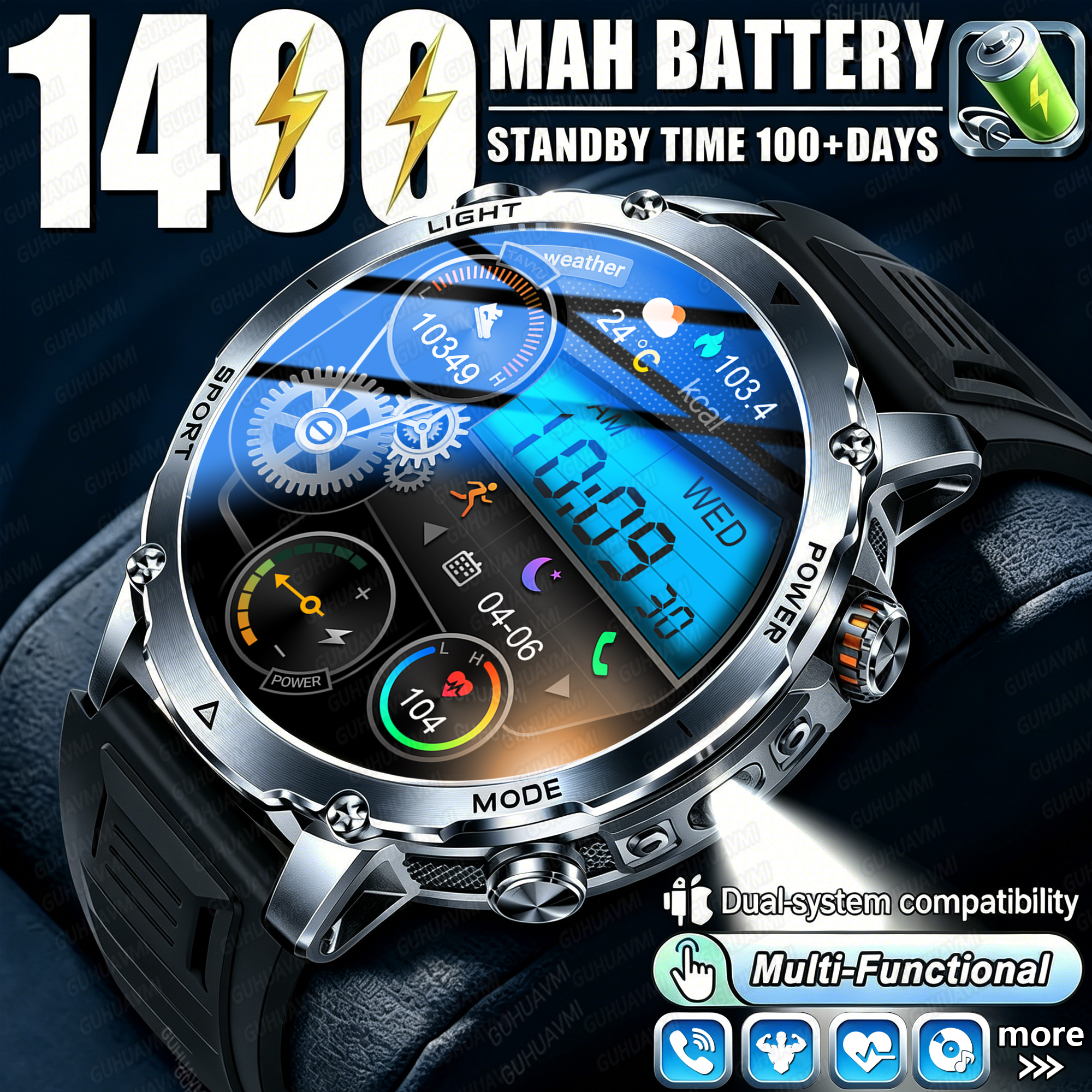 Newly Durable 1400mAh Large Ba - Outdoor Power Hours ulasan dan harga