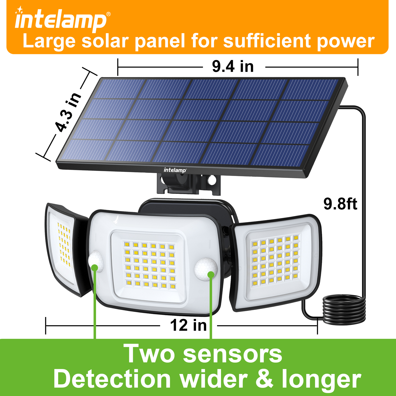 Intelamp Long Life 6000mAh Out - Outdoor Power Post ulasan dan harga