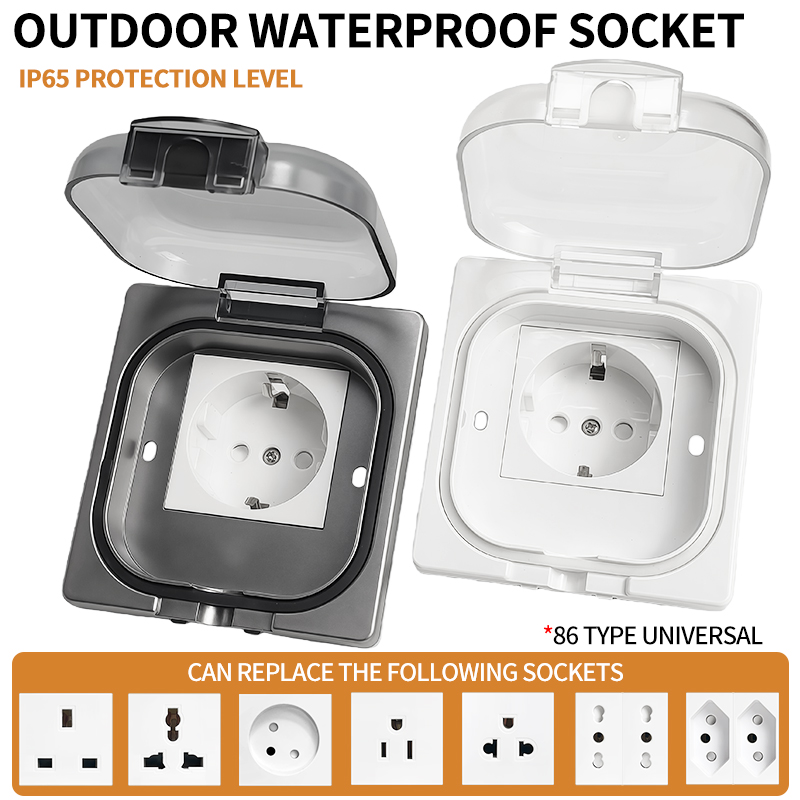 IP65 Waterproof Outdoor Socket - Outdoor Power Socket ulasan dan harga
