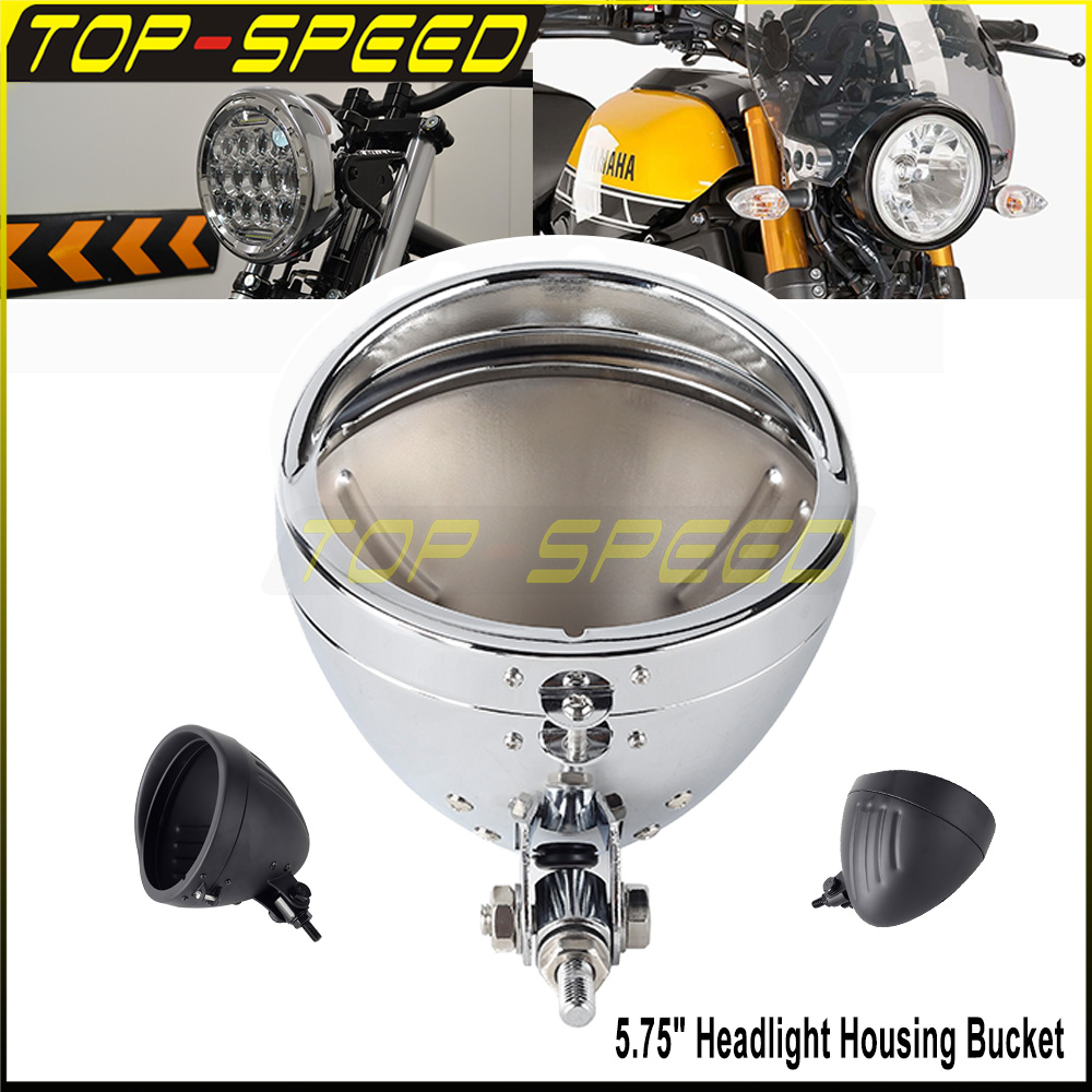Black/Chrome Motorcycle Headla - Outdoor Power Direct ulasan dan harga