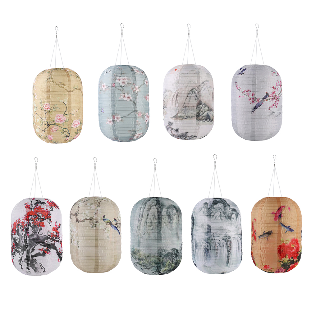 Solar Print Hanging Lantern IP - Outdoor Power Hours ulasan dan harga